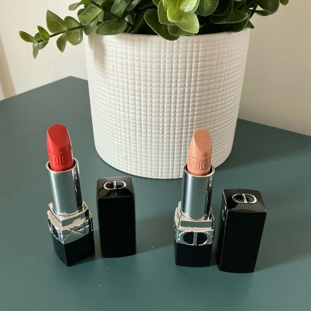 Dior Rouge Lipstick‎ Set - Red and Nude